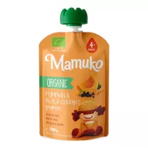Mamuko Organiczny MUS Dynia - Czarna Porzeczka 100 g Bio