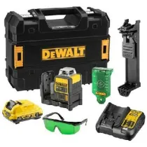 Dewalt Laser p�aszczyznowy 18v dcle34031d1 40m 3x360&deg; 1x2,0ah zielony