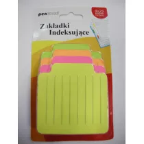 Polsirhurt Zak�adki indeksuj�ce papierowe 70x70 mm 4 kolory