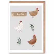 Cardie Kartka okoliczno�ciowa O Kurka! + eko koperta