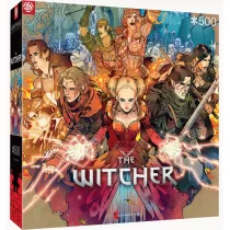 Puzzle 500 el. Gaming Puzzle: The Witcher Scoia'tael Good Loot