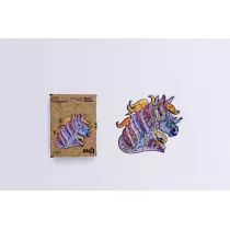Puzzle drewniane eko 63 el. Bajeczny jednoro�ec A4 PuzzleOK