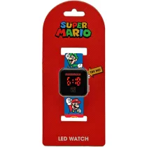 Zegarek LED z kalendarzem Super Mario GSM4236