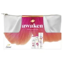 Dove Awaken Zestaw kosmetyk�w: �el pod prysznic + Balsam do cia�a + Dezodorant 400 ml + 250 ml + 150 ml
