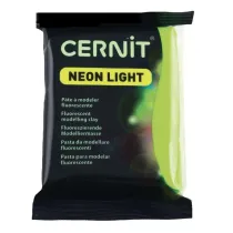 Modelina neonowa zielona 56g Cernit