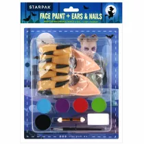 Farby do malowania twarzy 6 kolor�w z akcesoriami STARPAK 56488