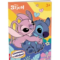 Disney Stich. Kolorowanka z naklejkami