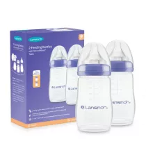 Lansinoh Butelki ze smoczkiem NaturalWave Teat 2 x 240 ml