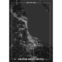 Plakat dekoracyjny - Gda�sk, Gdyni, Sopt 56x659 mm