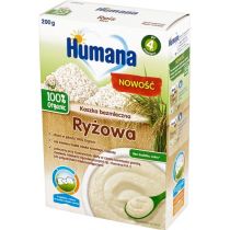 Humana Kaszka bezmleczna ryżowa po 4. miesiącu 100% Organic Quality 200 g Bio
