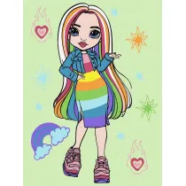 Ideyka Malowanie po numerach - Rainbow High Amaya Raine