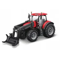Bburago Model Traktor z chwytakiem Case IH Optum 300 CVX maszyna rolnicza