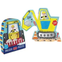 Puzzle 12 el. Na budowie Floss & Rock