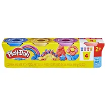 Play-Doh 4Pak Metalicznych Kolorw, zabawka kreatywna Hasbro