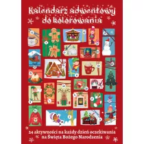 Kalendarz adwentowy do kolorowania