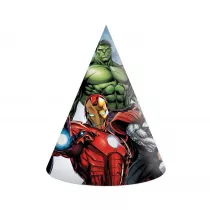 Procos Czapeczki papierowe Avengers Infinity Stones 6 szt.