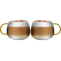 Vialli Design Komplet szklanek z tym uchem Tulip 1227 2 x 350 ml