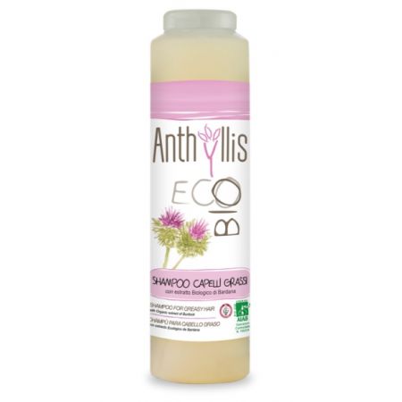 Anthyllis Eco Bio Szampon do włosów tłustych i z łupieżem na bazie wyciągu z łopianu 250 ml