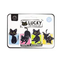 Puckator Zak�adki magnetyczne Lucky the Black Cat