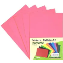 Penword Tektura A4 falista r�owa 5 szt.