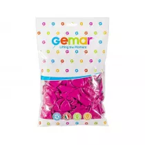 Gemar Balony pastelowe ciemnor�owe 100 szt.