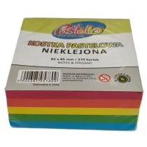 Alfa Pastello Kostka nieklejona kolorowa 85x85mm 370 kartek