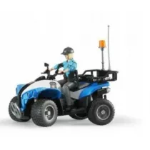 Figurka policjanta z quadem