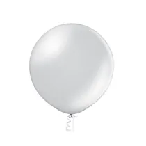 Godan Balony Beauty&Charm metalizowane srebrne 60cm