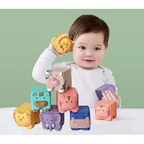 Mikkie klocki sensoryczne 12  szt.
