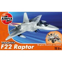 Model plastikowy QUICKBUILD F-22 Raptor Airfix