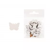 Cresco Dekoracja drewniana Motyl �redni 24 szt.