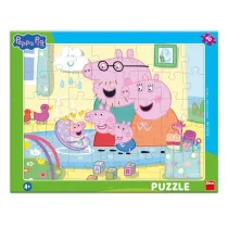 Puzzle ramkowe �winka Peppa Rodzina 40el Dino Toys