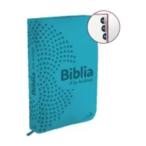 Biblia dla kobiet - turkusowa (z paginatorami)