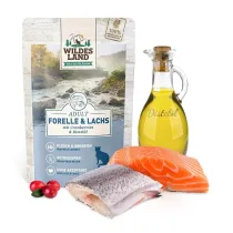 Wildes Land CAT Classic Forelle Lachs - pstrg i oso z urawin 900 g