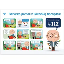 Plakat edukacyjny. Pierwsza pomoc A2
