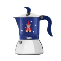 Bialetti Kawiarka Fiammetta Induction Joyful Christmas 4tz niebieska 200 ml
