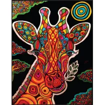 Kolorowanka welwetowa Colorvelvet 47x35 cm yrafa