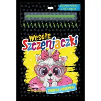 Kolorowanka weso�e szczeniaczki