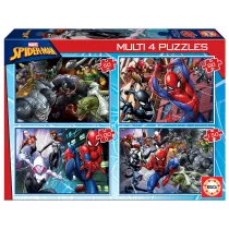Puzzle 4w1 Spider-Man Educa
