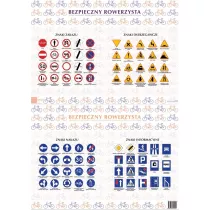 Art-Map Podkadka na biurko. Bezpieczny rowerzysta