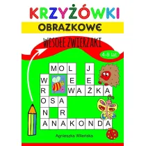 Krzy��wki obrazkowe. Weso�e zwierzaki 4-8 lat
