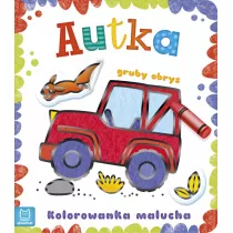 Autka. Kolorowanka malucha z grubym obrysem