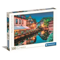 Puzzle 500 el. HQ Strasbourg old town Clementoni