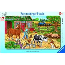 Puzzle 15 el. ycie na farmie Ravensburger
