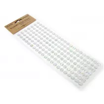 Penword Kryszta�ki samoprzylepne srebrne 10mm