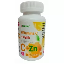 Santini Witamina C + cynk Suplement diety 60 kaps.