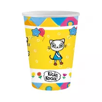 Godan Kubeczki papierowe Kicia Kocia 250ml 6 szt.