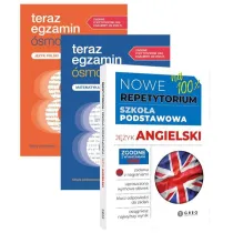 Pakiet Teraz egzamin �smoklasisty. Repetytorium: J�zyk polski, Matematyka, Nowe Repetytorium. Szko�a podstawowa. J�zyk angielski