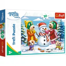 Puzzle 30 Zimowe zabawy Treflikw TREFL