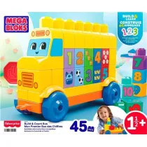 Mega Bloks Autobus Buduj i licz Pojazd i klocki